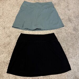 Old Navy Black and Green Mini Skort Set